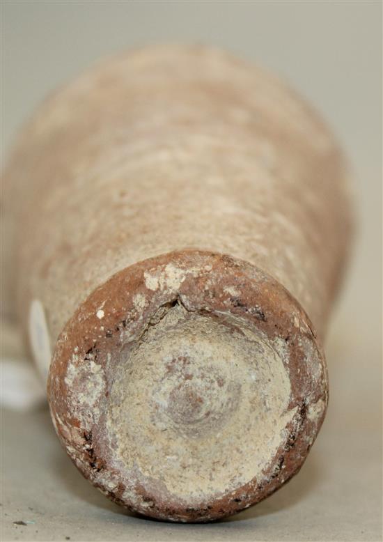 A Roman terracotta coiled container, c.1st / 2nd century AD, 15cm